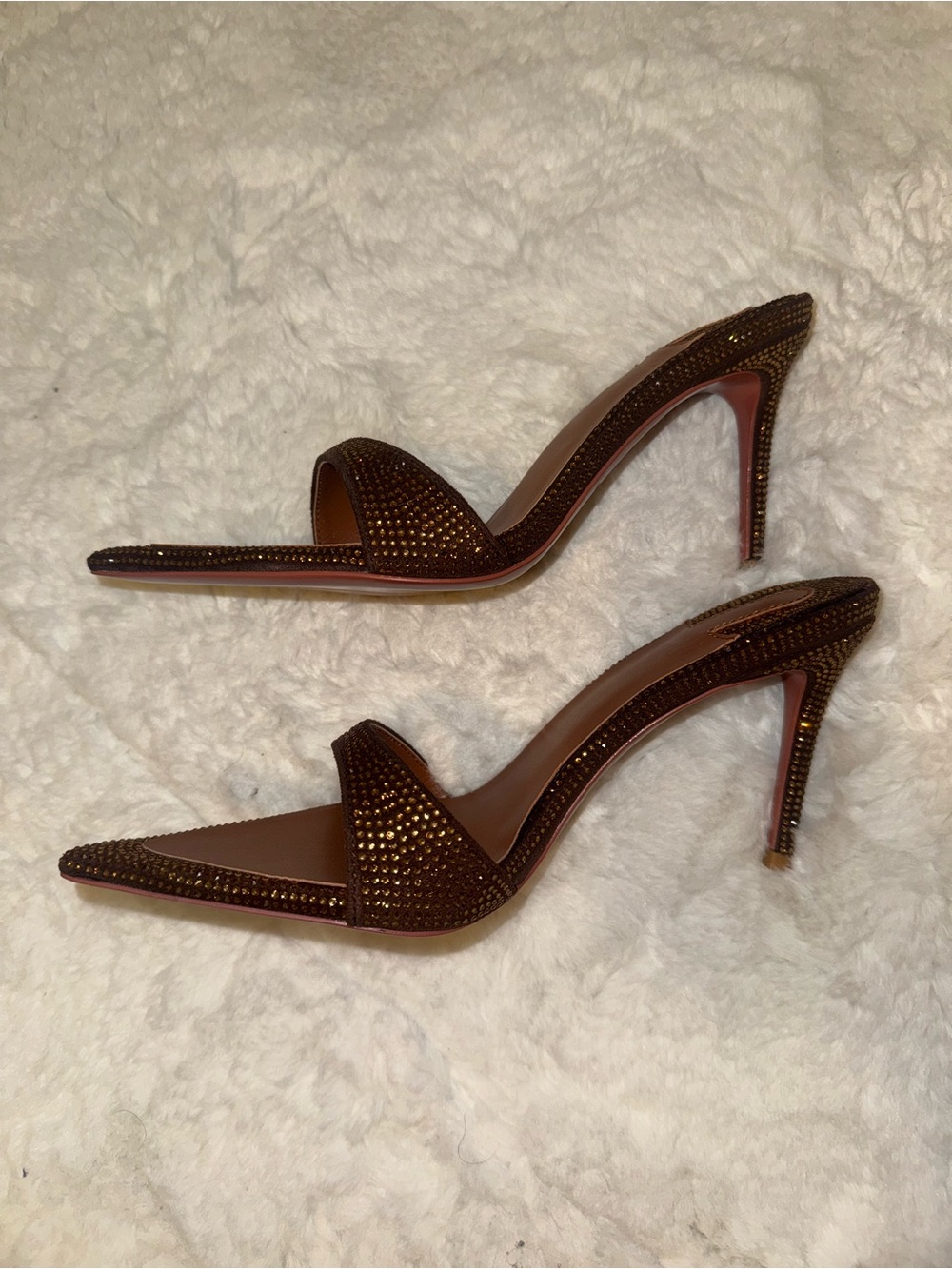 KANDEE LIMITED EDITION Crystal mule heels (Size 38)